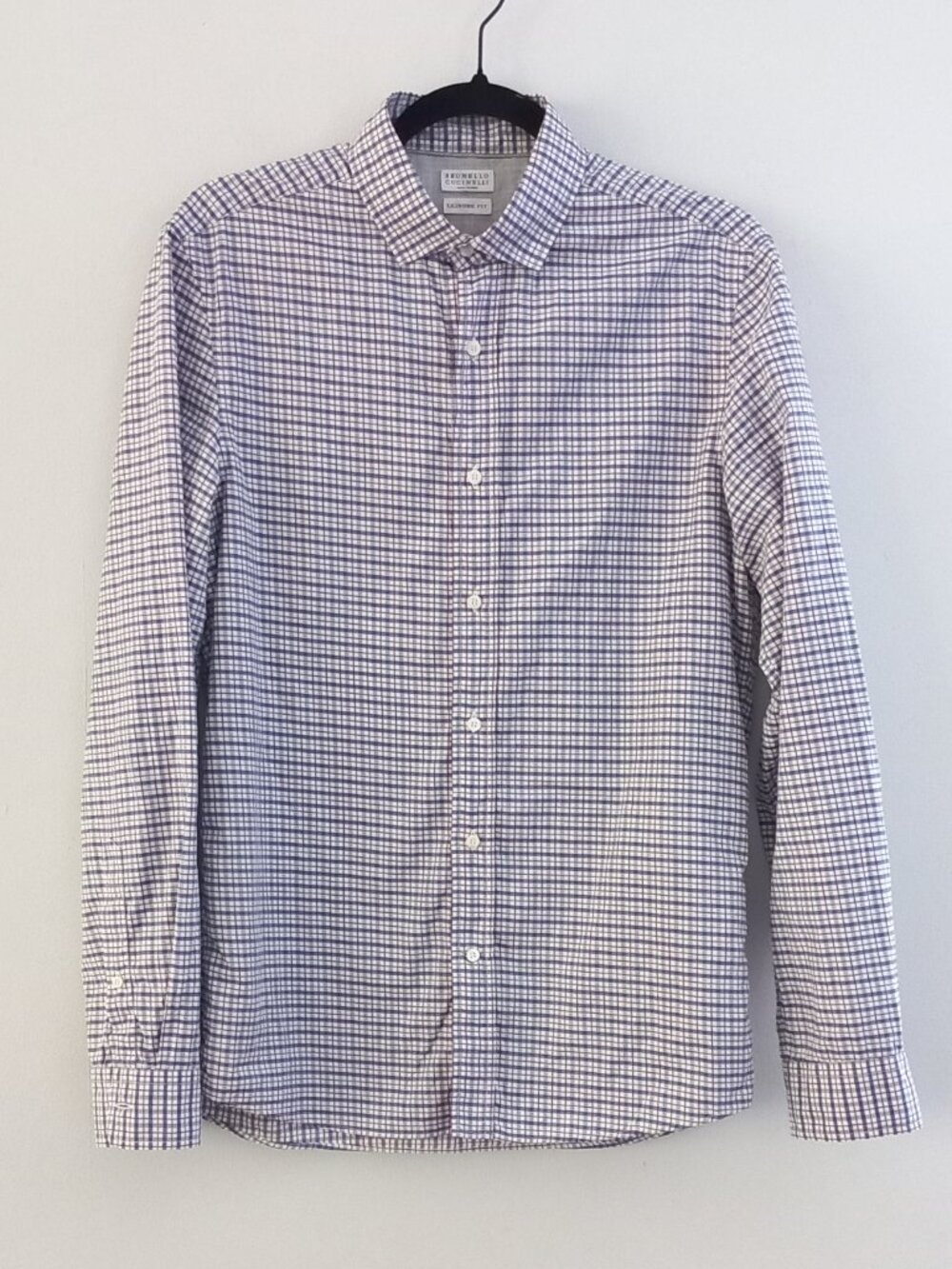 BRUNELLO CUCINELLI plaid button up shirt